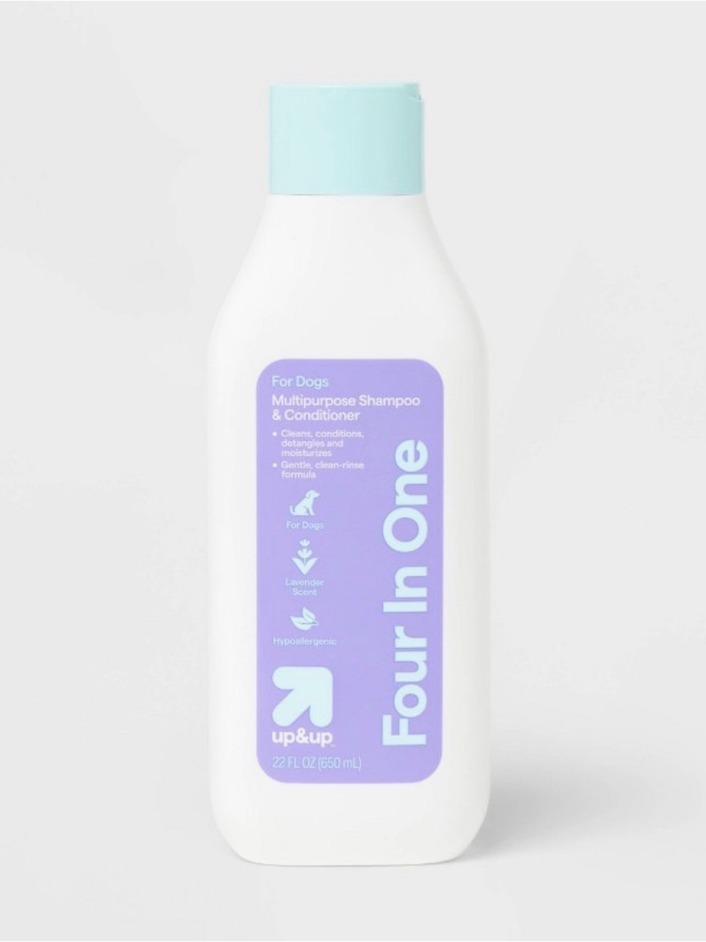 Four In One Multipurpose Dog Shampoo & Conditioner – Lavender (Blue Cap)